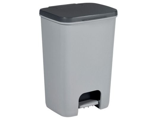 Curver Essentials, 40 l, Rektangulær, Plastikk, Grå, Pedal, 380 mm