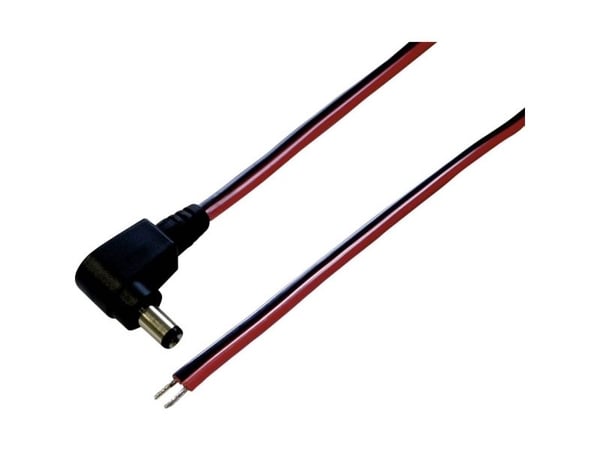 Conrad TC-2511234, Pienjännitekaapeli, musta, Punainen, 1 m