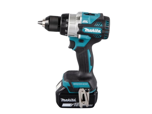 Makita DDF486RTJ - Skrutrekker - trådløs - 2 hastigheter - nøkkelfri borhylse 13 mm - 130 N·m - 2 batterier - 18 V