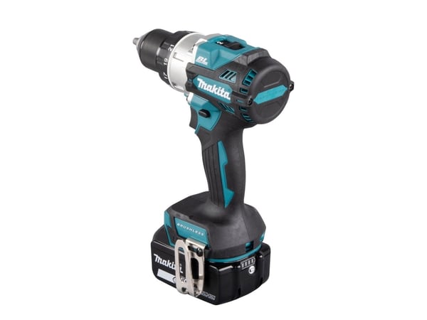 Makita DDF486RTJ - Skrutrekker - trådløs - 2 hastigheter - nøkkelfri borhylse 13 mm - 130 N·m - 2 batterier - 18 V