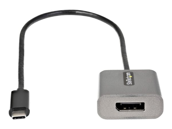 StarTech USB C to DisplayPort Adapter, 8K/4K 60Hz USB-C to DisplayPort 1.4 Adapter Dongle, USB Type-C to DP Monitor Video Converter, Thunderbolt 3 ...