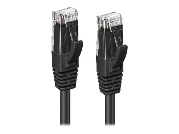 MicroConnect - Koblingskabel - RJ-45 (hann) til RJ-45 (hann) - 1 m - 5 mm - UTP - CAT 6a - halogenfri, innendørs, formstøpt, rund, uten hindringer ...