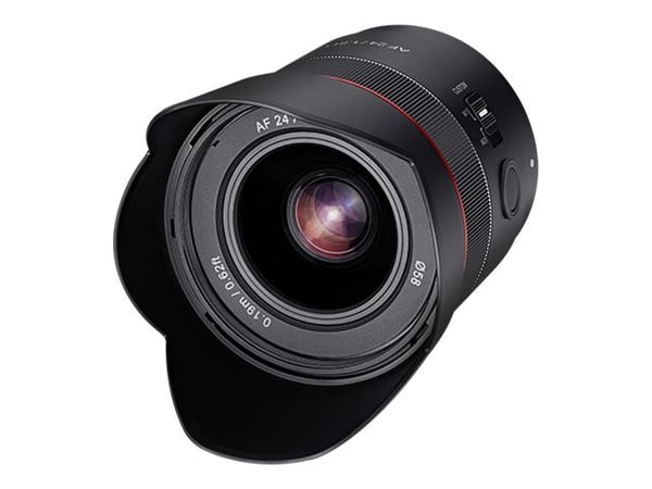 Samyang AF - Vidvinkelobjektiv - 24 mm - f/1.8 FE - Sony E-mount - for Sony Cinema Line; a VLOGCAM; a1; a1 II; a6700; a7 IV; a7 V; a7C II; a7CR; a7...