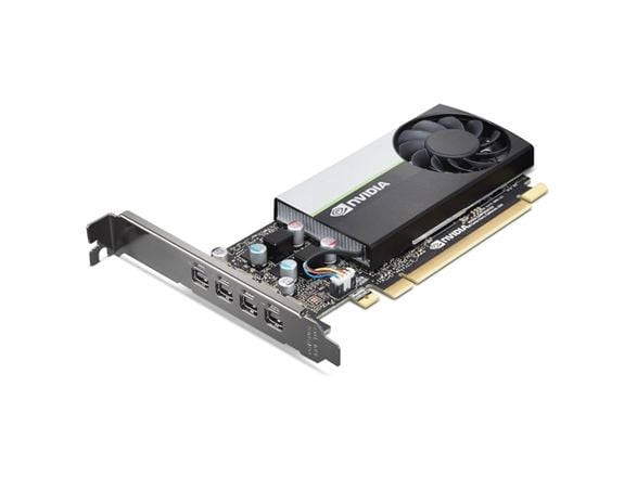NVIDIA - Grafikkort - T600 - 4 GB GDDR6 - PCIe 3.0 x16 - 4 x Mini DisplayPort - for ThinkStation P348 30EQ, 30ER; P350 30E3, 30E4; P520 30BQ; P620 ...
