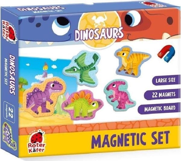 Magneettinen palapeli "Dinosaurukset" taululla RK2090-03