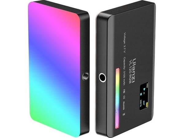 Ulanzi studiolampe Led lampe Ulanzi Cri 95+ Aku 31000 Mah Vl120 Rgb
