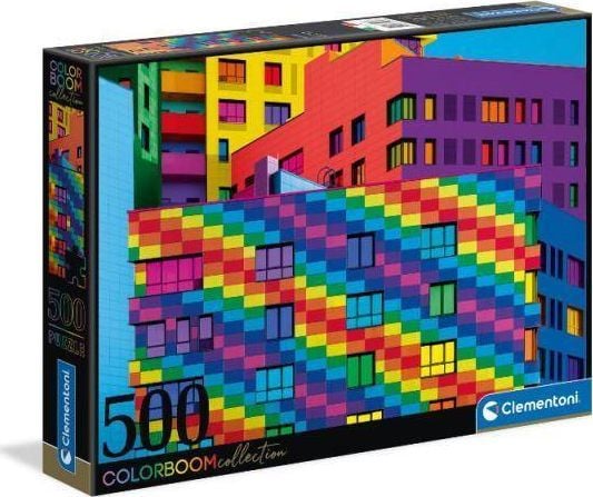 Clementoni ColorBoom - Squares - puslespill - 500 deler