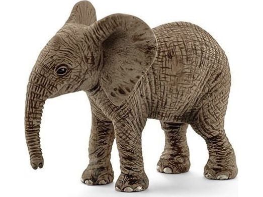 Figur Schleich Schleich 14763S Young African Elephant Farm World Red