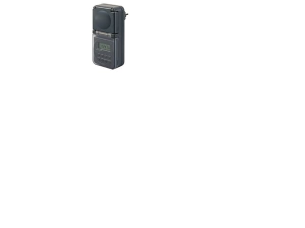 Brennenstuhl 1506706, Viikkoajastin, Harmaa, Digitaalinen, LCD, Painikkeet, IP44