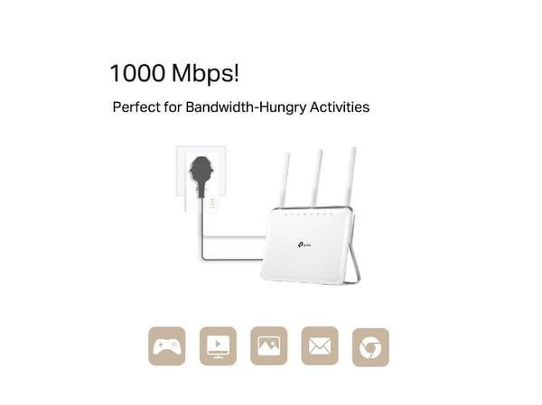 TP-Link TL-PA7019P KIT, 1000 Mbit/s, IEEE 1901, IEEE 802.3, IEEE 802.3ab, IEEE 802.3u, Type E / F, Gigabit Ethernet, 10,100,1000 Mbit/s, HomePlug AV2