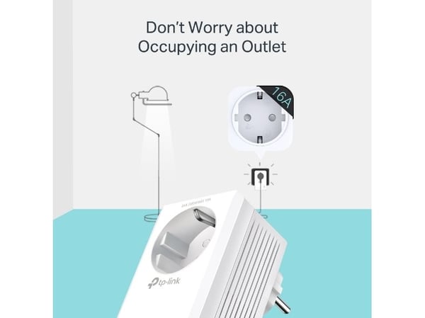 TP-Link - - strømlinjeadaptersett - - HomePlug AV (HPAV), HomePlug AV (HPAV) 2.0, IEEE 1901 - veggpluggbar