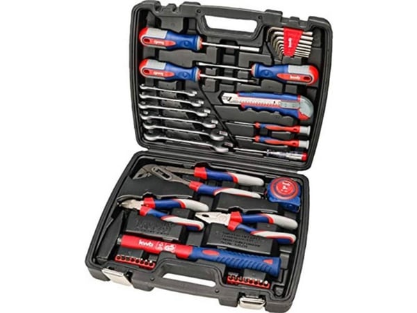 kwb 370733 Tee-se-itse , Craftsman Työkalulaatikko, varusteineen 42 osaa (L x S x K) 29 x 34 x 7 cm (L x S x K) 29 x 34 x 7 cm)
