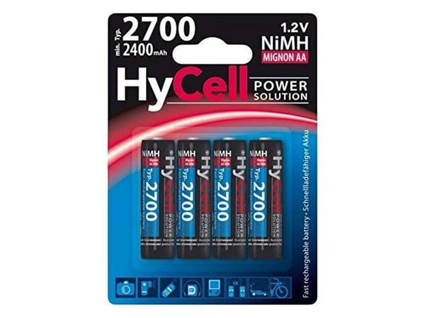 X4ENERGY - Batteri 4 x AA-type - NiMH - (oppladbart) - 2600 mAh