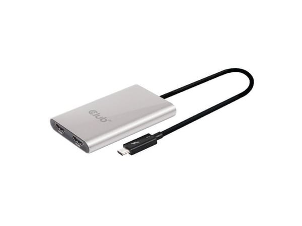 Club 3D SenseVision - Extern videoadapter - Thunderbolt 3 - 2 x HDMI
