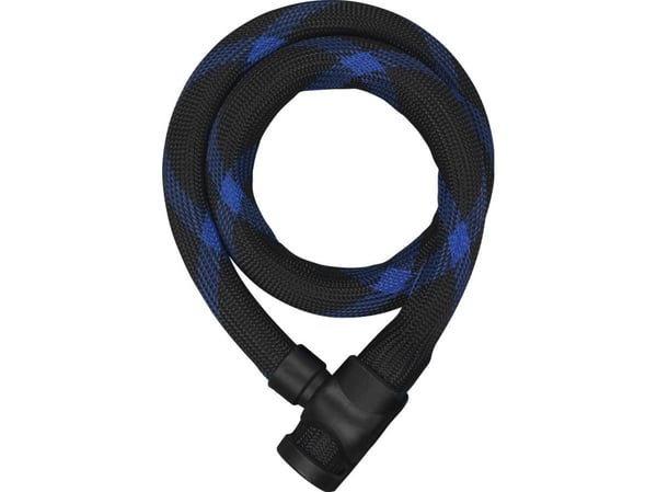 ABUS Steel-O-Flex, Vaijerilukko, Musta, Synteettinen, Terästä, Kuitu, Avain