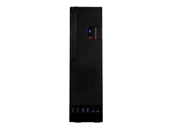 Inter-Tech S-331 - Ultra-compact desktop case - mini-ITX - ingen strømforsyning (TFX12V) - USB/lyd