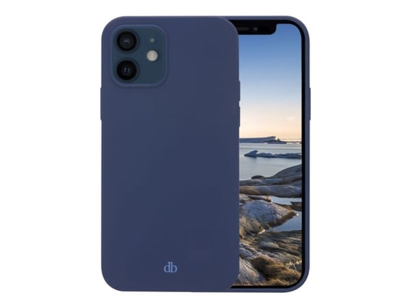 dbramante1928 Monaco - Baksidedeksel for mobiltelefon - snappfeste - MagSafe-samsvar - 100 % resirkulert plast - Oseanblå - for Apple iPhone 12, 12...
