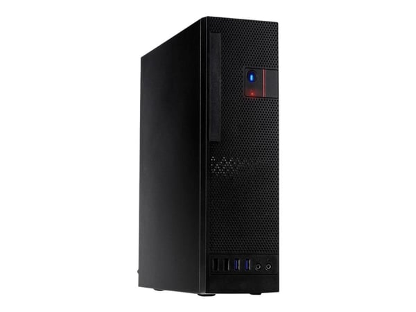 Inter-Tech S-331 - Ultra-compact desktop case - mini-ITX - ingen strømforsyning (TFX12V) - USB/lyd