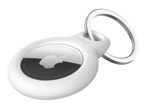 Belkin Secure Holder - Eske for airtag - hvit, svart (en pakke 2) - for Apple AirTag