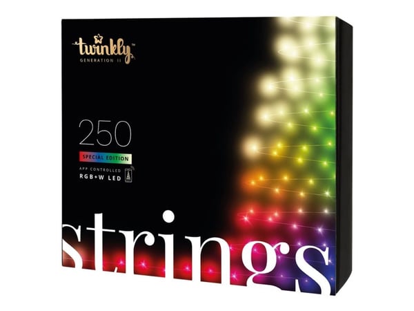 Twinkly Strings Special Edition 250 LEDs RGBW - 20 meter/250 lys Twinkly Strings Special Edition 250 LEDs RGBW - 20 meter/250 lys