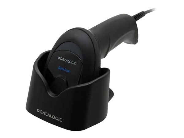 Datalogic QuickScan QD2590 - Kit - strekkodeskanner - håndholdt - 2D-bildefremviser - 60 bilder / sek - dekodet - tastaturkile, RS-232, USB