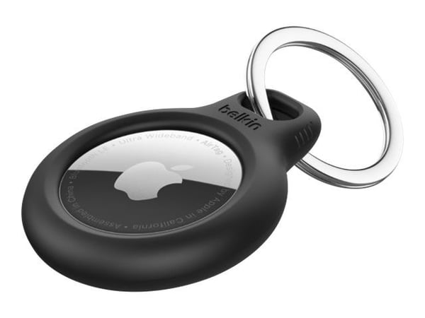 Belkin - Eske for airtag - svart (en pakke 4) - for Apple AirTag