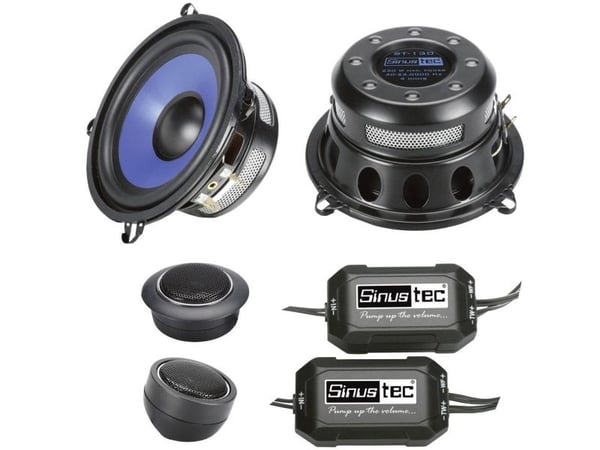 Sinustec ST-130 2-veis innbyggingshøyttalersett 250 W (1 sett)