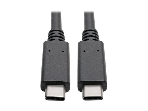 Eaton Tripp Lite Series USB-C Cable (M/M) - USB 3.2, Gen 2 (10 Gbps), 5A (100W) Rating, Thunderbolt 3 Compatible, 3 ft. (0.91 m) - USB-kabel - USB-...