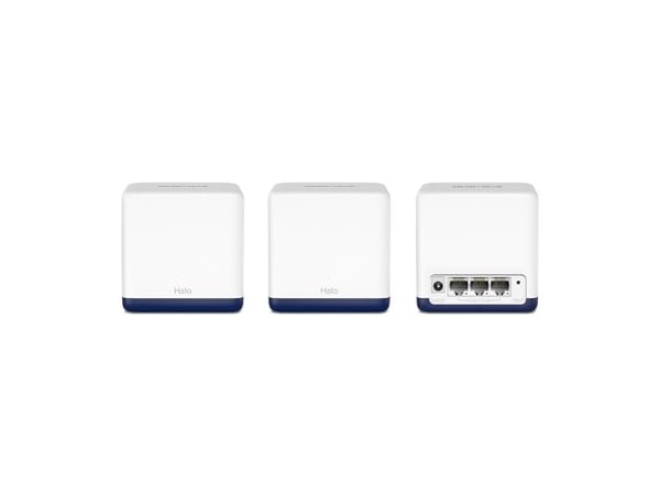 Mercusys Halo H50G (3-pack), Vit, Intern, Mesh-system, 550 m², Dual-band (2,4 GHz / 5 GHz), Wi-Fi 5 (802.11ac)