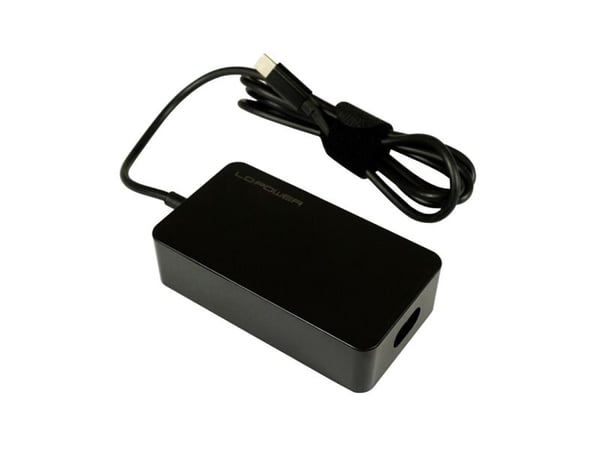 LC Power LC-NB-PRO-45-C - Strømadapter - AC 110-240 V - 45 watt - svart
