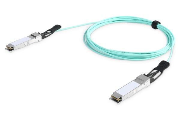 DIGITUS - 40GBase-AOC direkte tilkoblingskabel - QSFP+ til QSFP+ - 10 m - fiberoptisk - Active Optical Cable (AOC)
