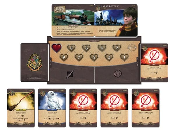 Usaopoly Harry Potter Hogwarts Battle A Cooperative Deck Building Game