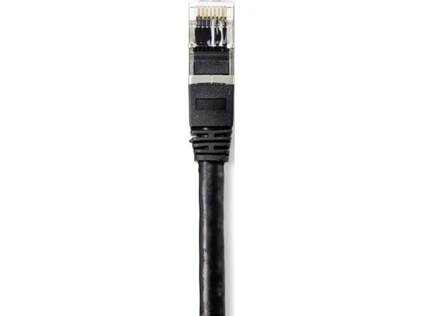 Renkforce RF-4538200, 15 m, Cat6a, S/FTP (S-STP), RJ-45, RJ-45, Sort