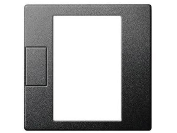 Merten MEG5775-0414, Antrasitt, Termoplast, Skrueløs, Blank, 1 stykker
