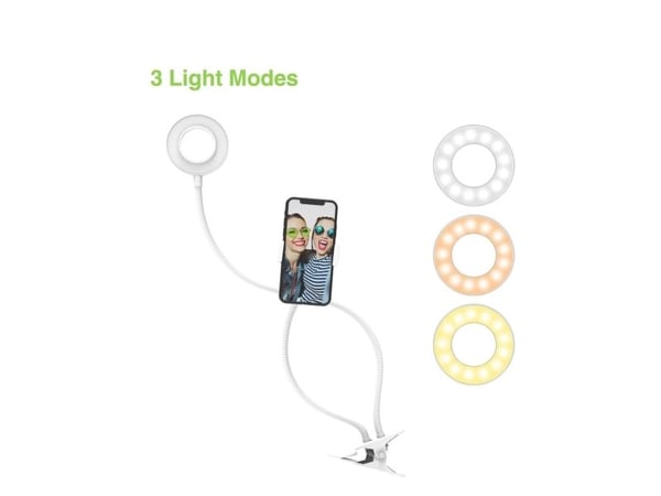 Digipower DP-VLR3, LED, 1,37 m, Hvit, CE, USB, 7,62 cm
