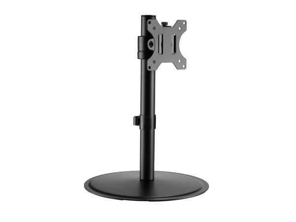 TECHly DESK 100 - Monteringssett (skrivebordsstativ) - for 2 skjermer - stål - svart - skjermstørrelse: 13"-32" - klemmemonterbar