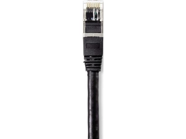 Renkforce RF-4538210, 50 m, Cat6a, S/FTP (S-STP), RJ-45, RJ-45, Sort