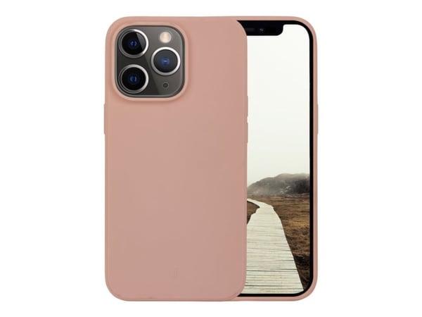 dbramante1928 Greenland - Baksidedeksel for mobiltelefon - snappfeste - 100 % resirkulert plast - rosa sand - for Apple iPhone 13 Pro Max