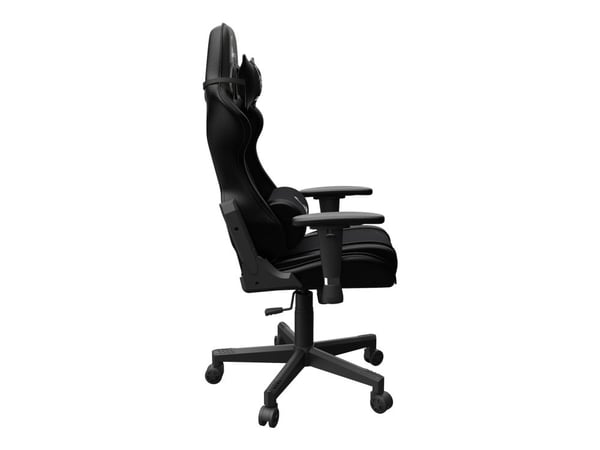 Gembird SCORPION - Stol - ergonomisk - armlener - T-formet - tipping - roterende - nylon, PVC, svamp, maske - black mesh, svart skinn