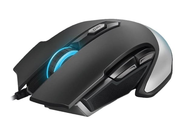 Rapoo VPRO V310 Gaming - Mus - høyrehendt - laser - 6 knapper - kablet - USB - svart