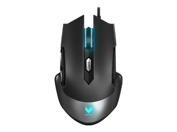Rapoo VPRO V310 Gaming - Mus - høyrehendt - laser - 6 knapper - kablet - USB - svart