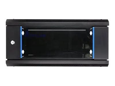 Extralink - Rack skap - veggmonterbar - svart - 4U - 19"