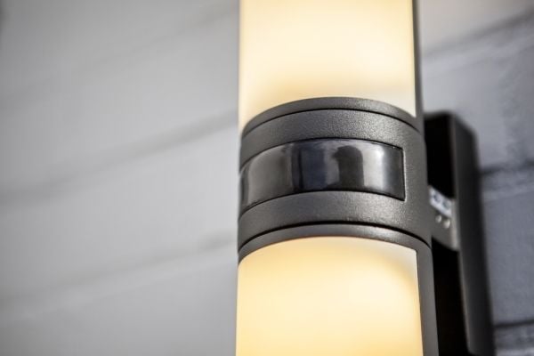 LUTEC CYRA, Utendørs veggbelysning, Grå, Aluminium, Polykarbonat (PC), IP54, Fasade, I