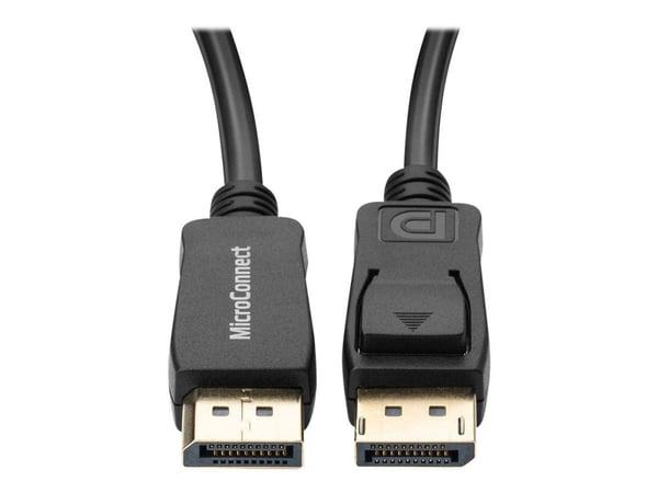 MicroConnect - DisplayPort-kabel - DisplayPort (M) festet til DisplayPort (M) festet - DisplayPort 1.2 - 3 m - støtter 4K 60 Hz (4096 x 2160) - Svart