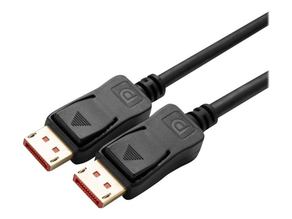 MicroConnect - DisplayPort-kabel - DisplayPort (M) festet til DisplayPort (M) festet - DisplayPort 1.4 - 2 m - støtter 8K 60 Hz (7680 x 4320) - Svart