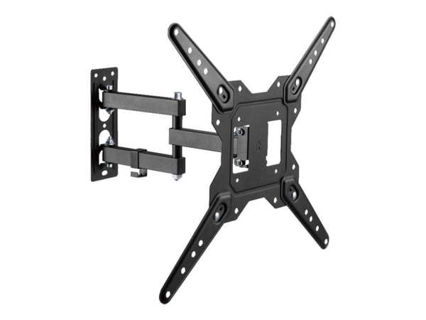 Vision VFM-WA4X4/3 - Monteringssats (väggfäste) - dubbelledad - för LCD-display - kallvalsat stål - svart - skärmstorlek: 37"-60"