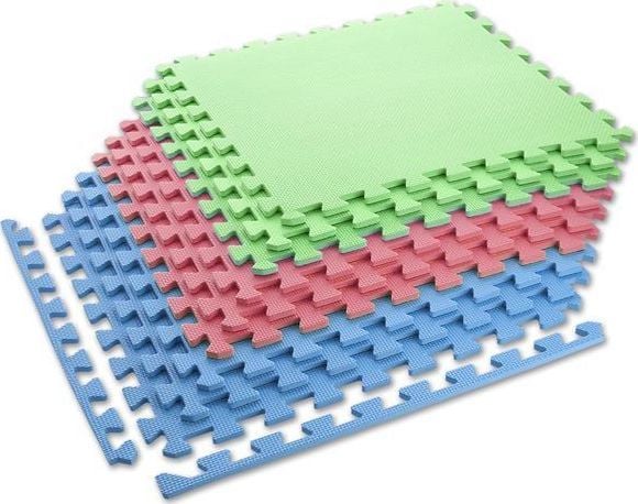 One Fitness beskyttelsesmatte MP10 180 x 180 x 1 cm flerfarget