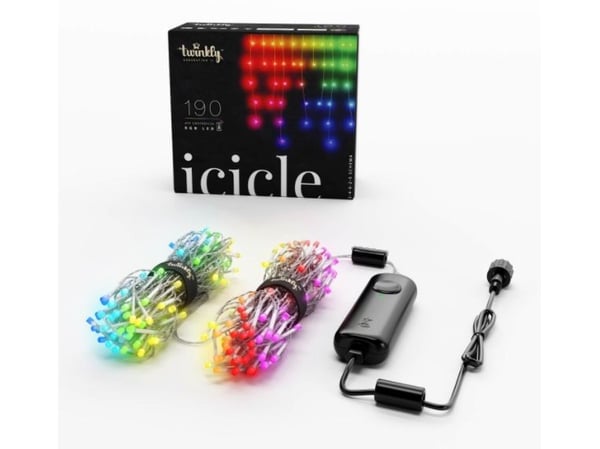 Twinkly Icicle - LED - RGB - 5x0.7m - 190 lys