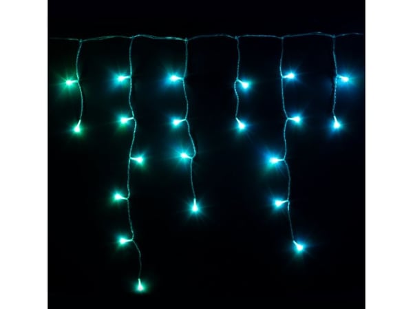 Twinkly Icicle - LED - RGB - 5x0.7m - 190 lys
