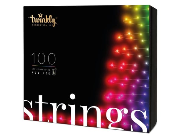 Twinkly Strings, Multi, Monivärinen, G, 8 kWh, A - G, 6 mm